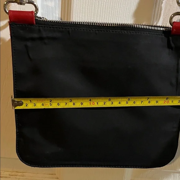 Furla Red Crossbody Bag with Silver Accents - Picture 4 of 13